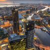 A view of Melbourne from a skyscraper