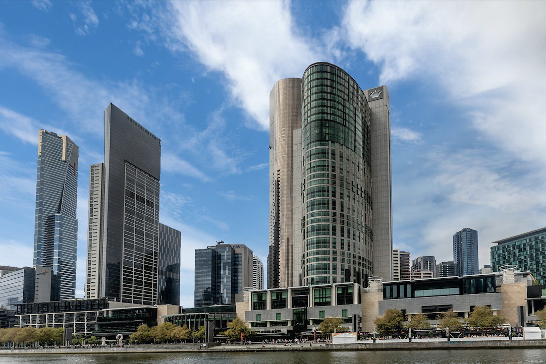 The crown casino complex in Melbourne Australia.